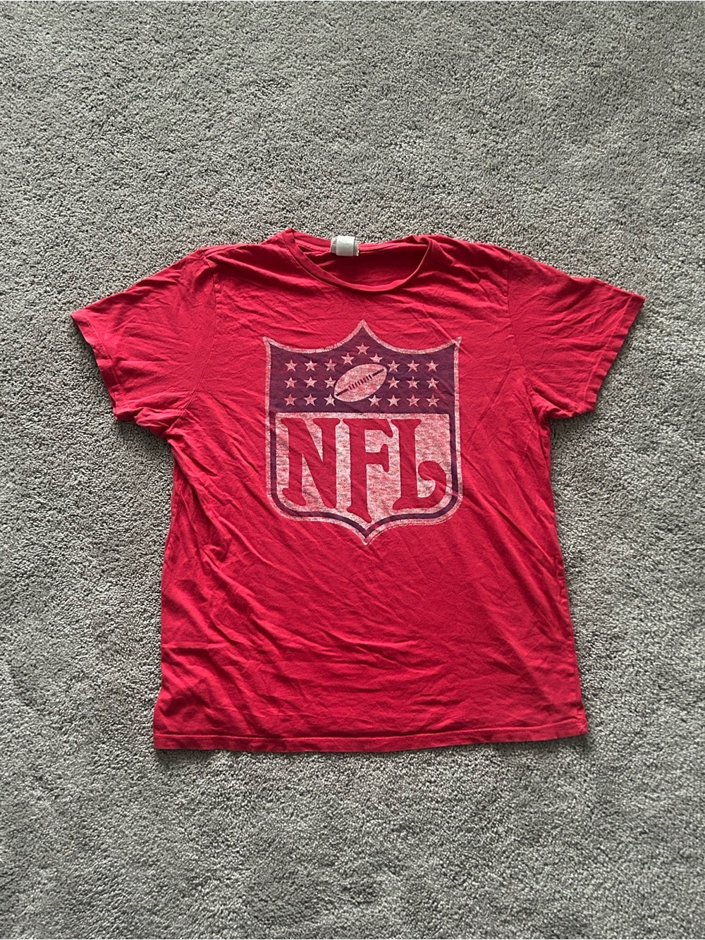 Junk Food Clothing Red Crewneck Graphic Tee